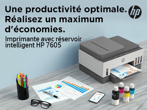Imprimante multifonction HP Smart Tank 7605 Tout-en-un - Gris - 9