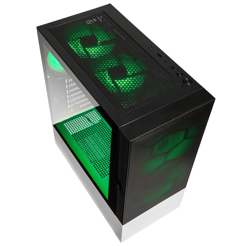 Kolink Observatory MX Mesh ARGB Noir/Blanc-MT/SsAlim/ATX Noir - Boîtier PC - 1