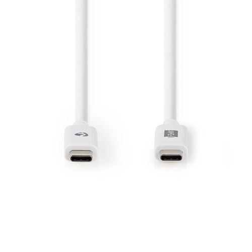 Connectique PC Nedis Câble USB-C 3.2 Gen2/100W/1m/Blanc