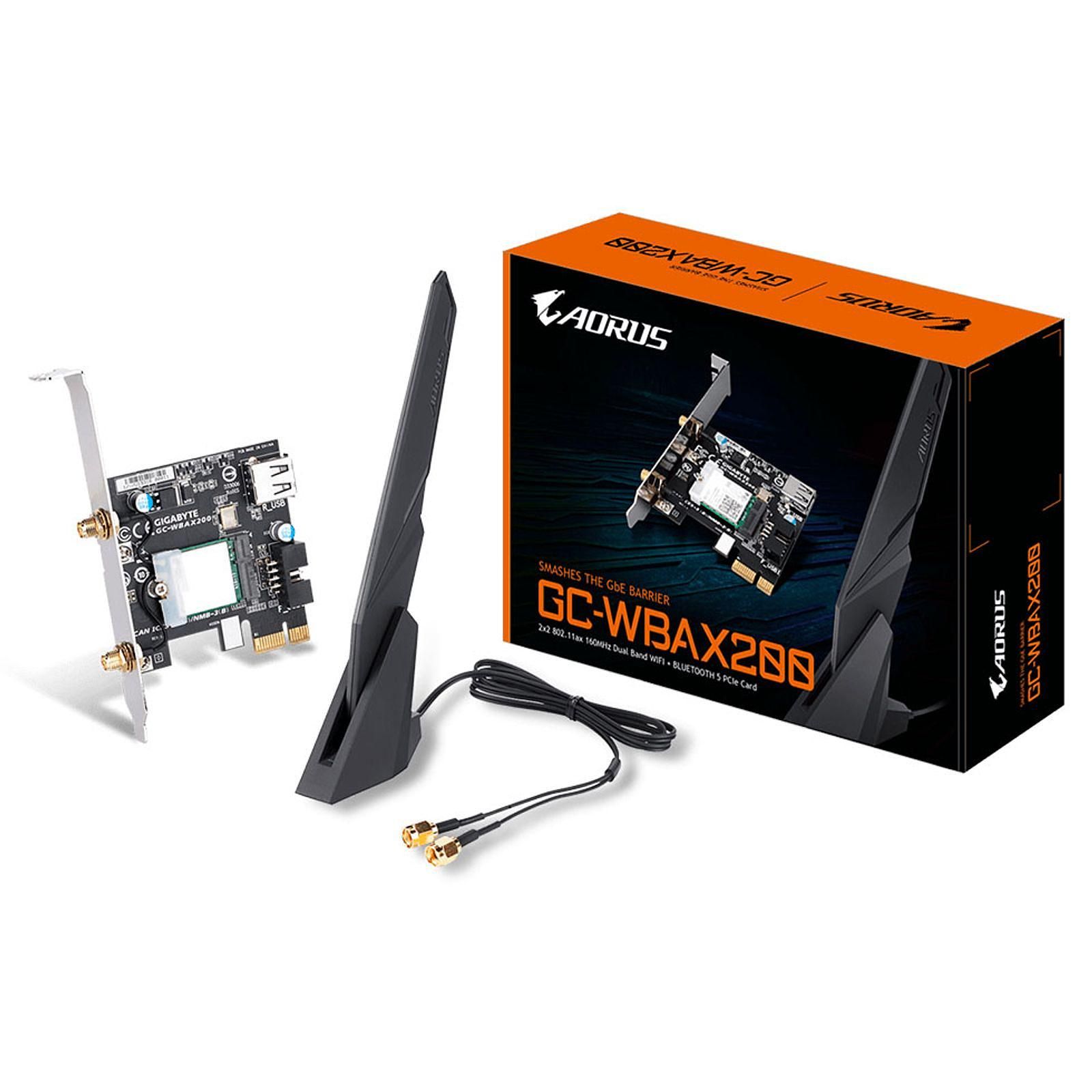 Gigabyte PCI-E BT5/WiFi AX - GC-WBAX200 - Carte réseau Gigabyte - 0