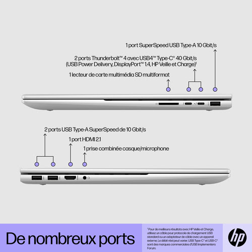 HP 6K9P7EA - PC portable HP - Cybertek.fr - 6