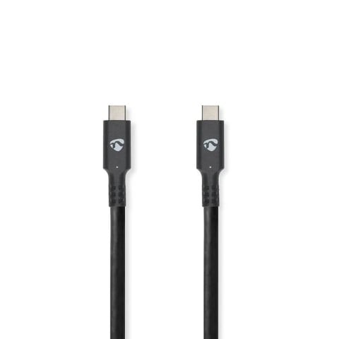 Connectique PC Nedis Câble USB-C 3.2 Gen2 - 100W - 1m - Noir Cybertek