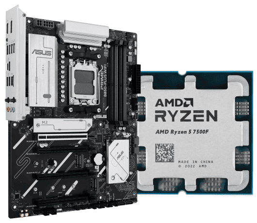 PRIME B850-PLUS WIFI + Ryzen 5 7500F tray - Cybertek.fr - 0
