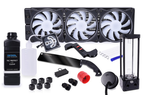 Alphacool Kit Watercooling complet - Hurrican 360mm XT45