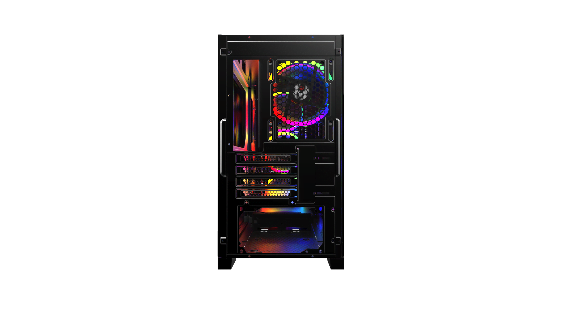 M.RED StarDust Mini Noir RGB Noir - Boîtier PC M.RED - Cybertek.fr - 3