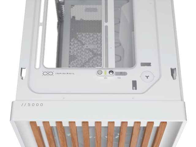 Corsair FRAME 5000D Blanc Blanc - Boîtier PC Corsair - Cybertek.fr - 5