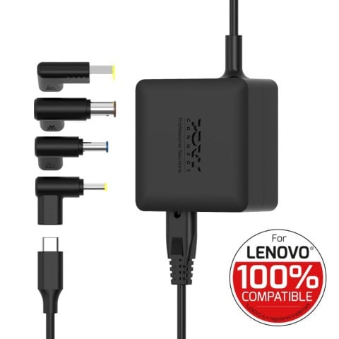 Port Alimentation secteur GaN 65W pour Lenovo - 4 embouts (904065LEEU) - Achat / Vente Chargeur sur Cybertek.fr - 5