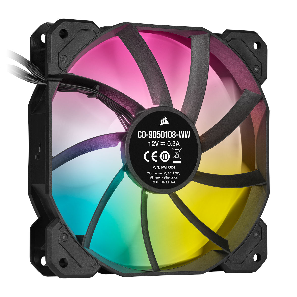 Corsair iCUE SP120 Elite RGB Black - Ventilateur boîtier Corsair