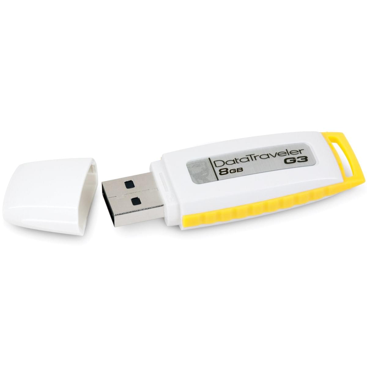 Kingston 8GB USB 2.0 DataTraveler I G3 DTIG3/8GB - Clé USB - 0