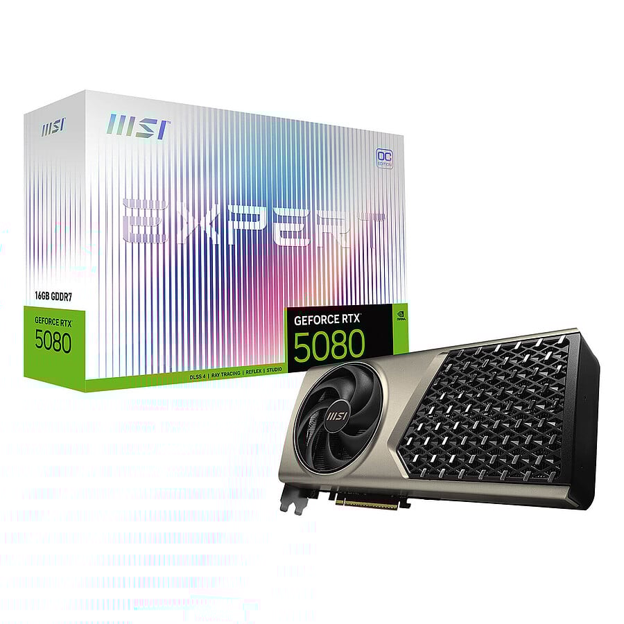 Carte graphique MSI GeForce RTX 5070 Ti 16G EXPERT OC Cybertek
