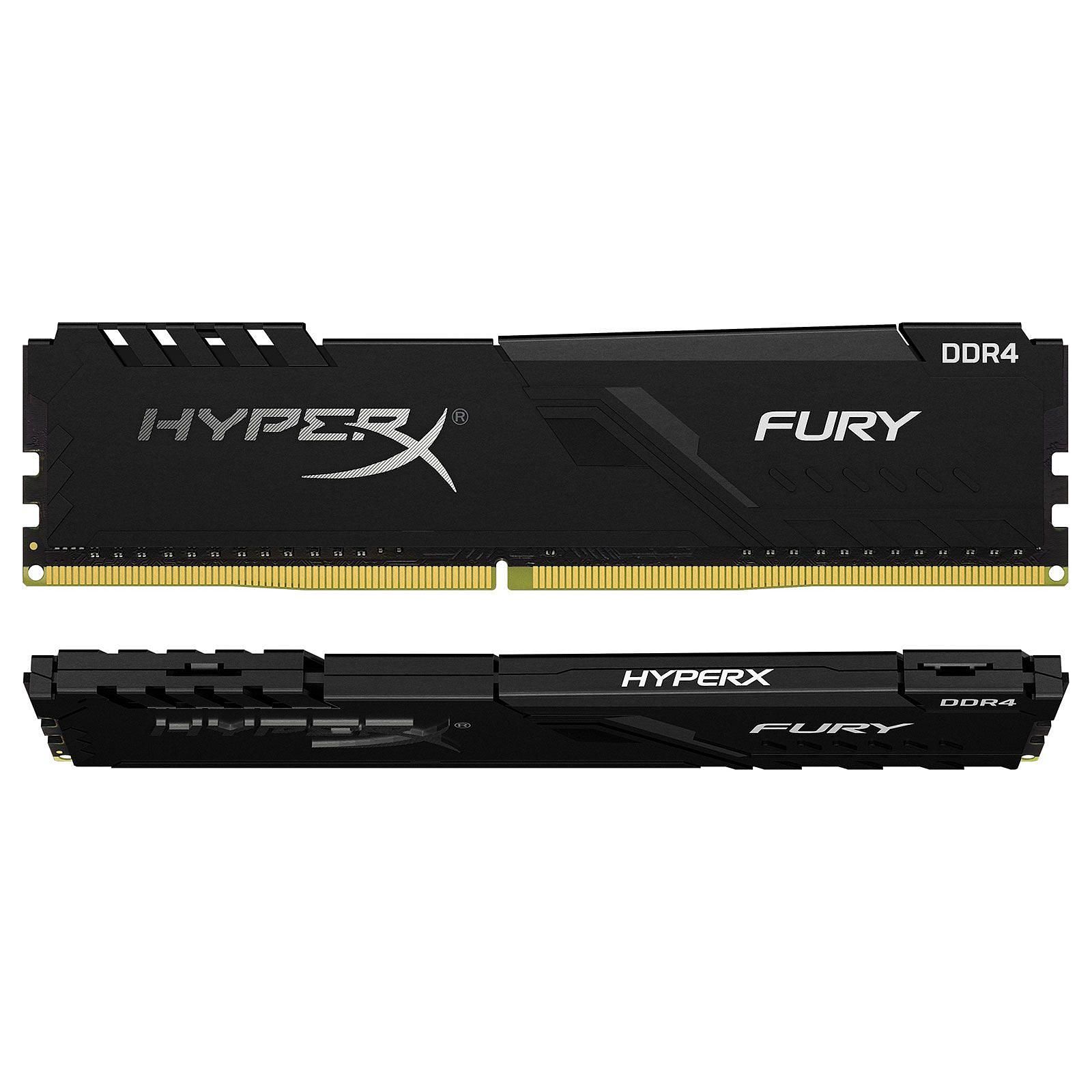 Kingston HyperX Fury 16Go (2x8Go) DDR4 2666MHz - Mémoire PC Kingston sur Cybertek.fr - 0