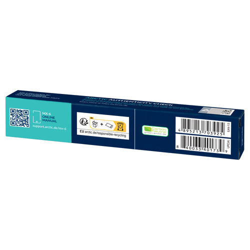 MX-6 Pâte Thermique - 4g - ARCTIC ACTCP00080A - Cybertek.fr - 2