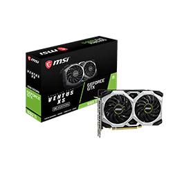 Carte graphique MSI GTX 1660 Ti Ventus XS 6G OC 1660Ti/6Go/HDMI/DP