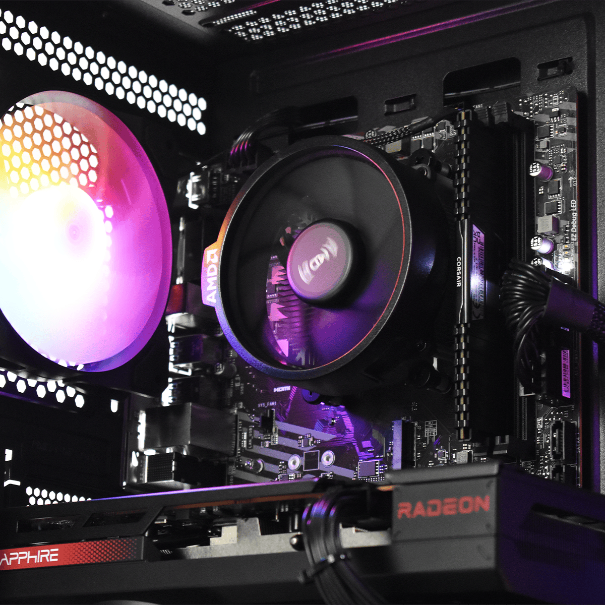 Cybertek BLASTER V2 - R5-5500/RX7600/16Go/500Go (PCG-10602293) - Achat / Vente PC Fixe sur Cybertek.fr - 2