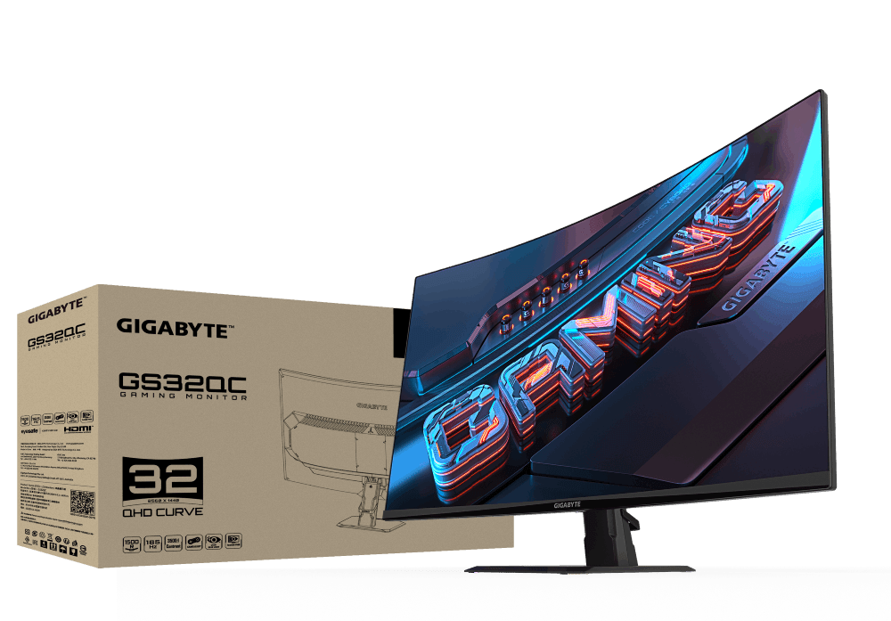 Gigabyte 32 pouces  GS32QC - Ecran PC Gigabyte - Cybertek.fr - 8