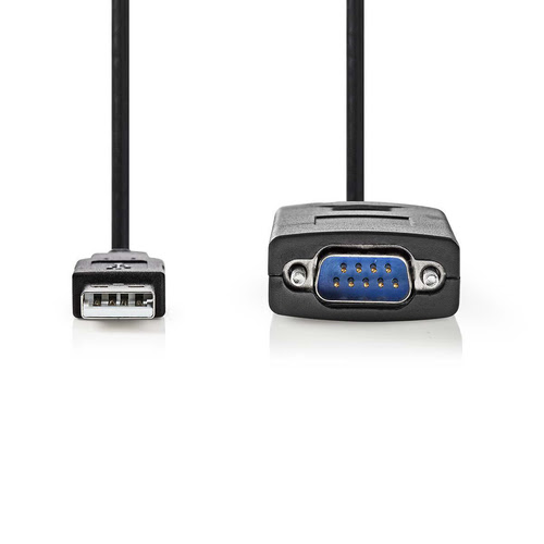 Câble Noir AD-USB-SERIAL-DB9 mâle - USB - Connectique PC - 2