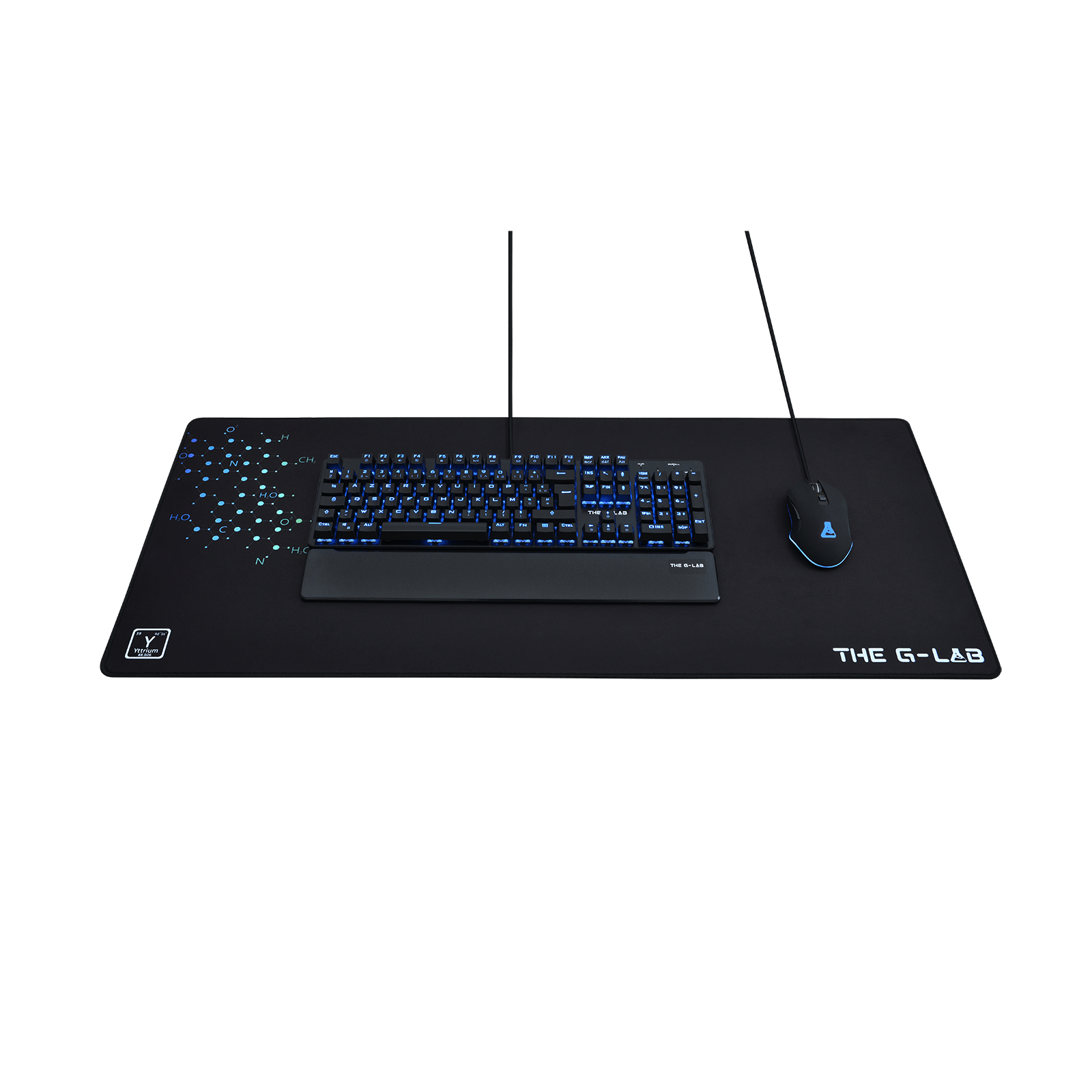 The G-LAB Clavier Keyz Elite 400 RGB + Tapis offert (PAD-YTTRIUM + KEYZELITE400WG/FR) - Achat / Vente Pack Peripheriques sur Cybertek.fr - 8