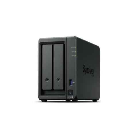 Synology DS725+ - 2 baies avec 2 disques de 4To RED Plus - Serveur NAS - 2