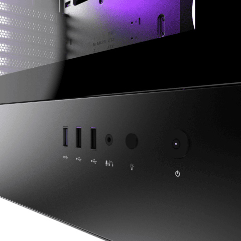 M.RED BlackBird ARGB Noir - Boîtier PC M.RED - Cybertek.fr - 4