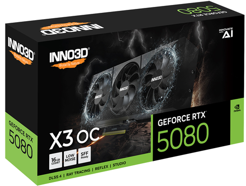 Inno3D GeForce RTX 5080 X3 OC 16GB#  - Carte graphique Inno3D - 1