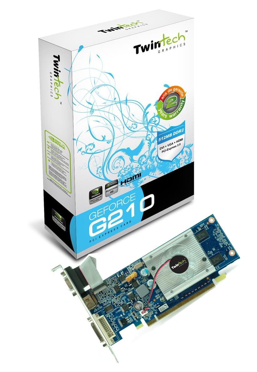NVidia GF G210  - Carte graphique NVidia - Cybertek.fr - 0