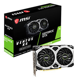 image produit MSI GeForce GTX 1660 SUPER VENTUS XS OC-Seconde Vie-Bon Etat Cybertek