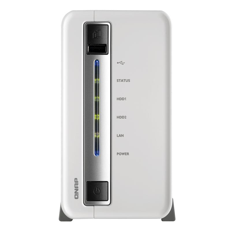Qnap NAS  2x3.5" SATA II - Boîtier externe - Cybertek.fr - 0