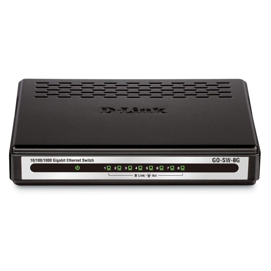 Switch D-Link 8 ports 10/100/1000 - GO-SW-8G - Cybertek.fr - 0