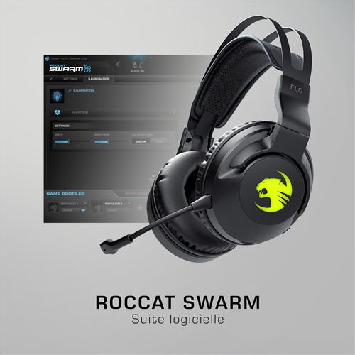 Roccat Elo 7.1 Air 7.1 Surround Noir - Micro-casque - Cybertek.fr - 8