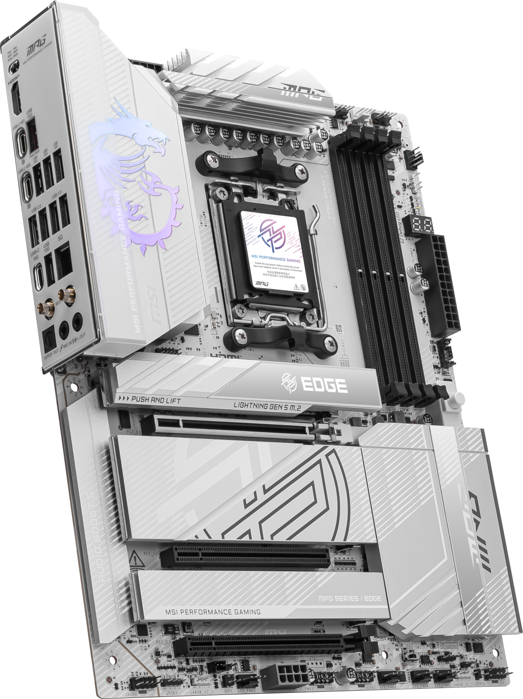 MSI MPG X870E EDGE TI WIFI ATX  - Carte mère MSI - Cybertek.fr - 2
