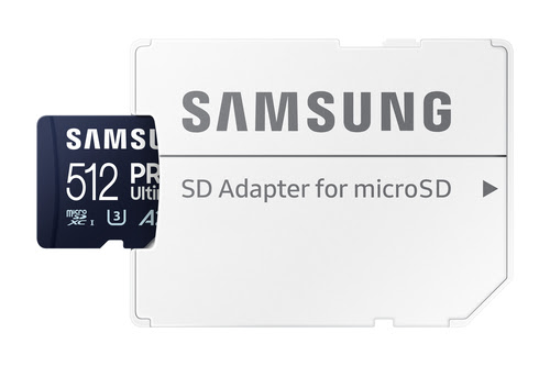 Samsung PRO Ultimate - Micro SD 512Go V30 - Carte mémoire Samsung - 4
