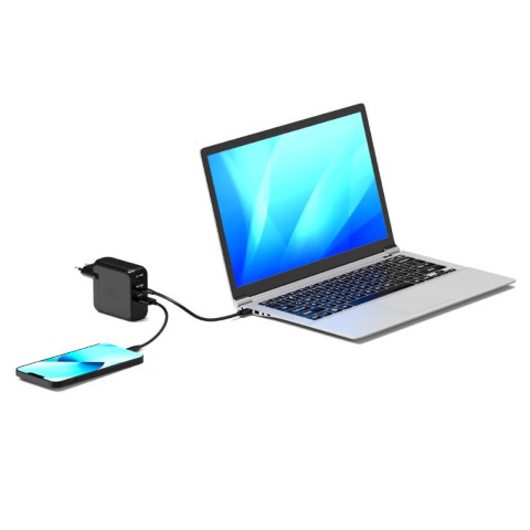 Port Chargeur mural GaN 100W - 3 ports + Câble USB-C 2m (902100EPEU) - Achat / Vente Chargeur sur Cybertek.fr - 2