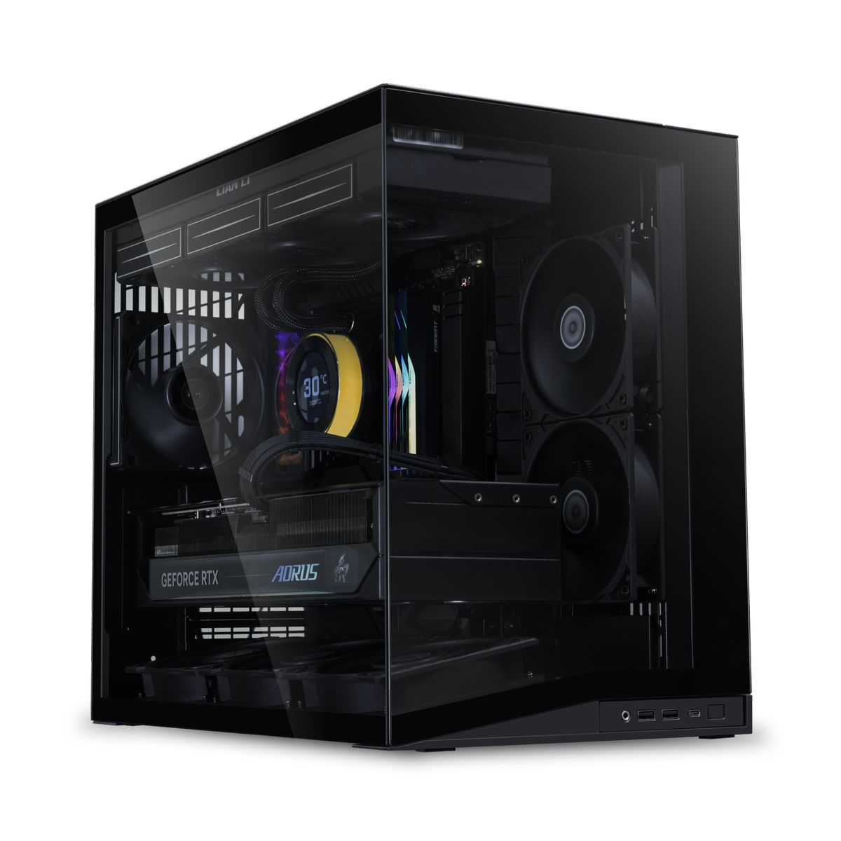 Lian Li O11D Mini V2 Noir Noir - Boîtier PC Lian Li - Cybertek.fr - 1