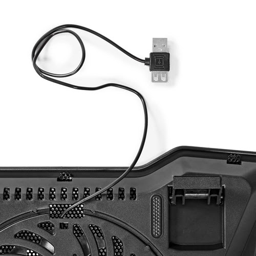 Support PC Portable - 17/1500 tr.min/LED/USB - Nedis - 7