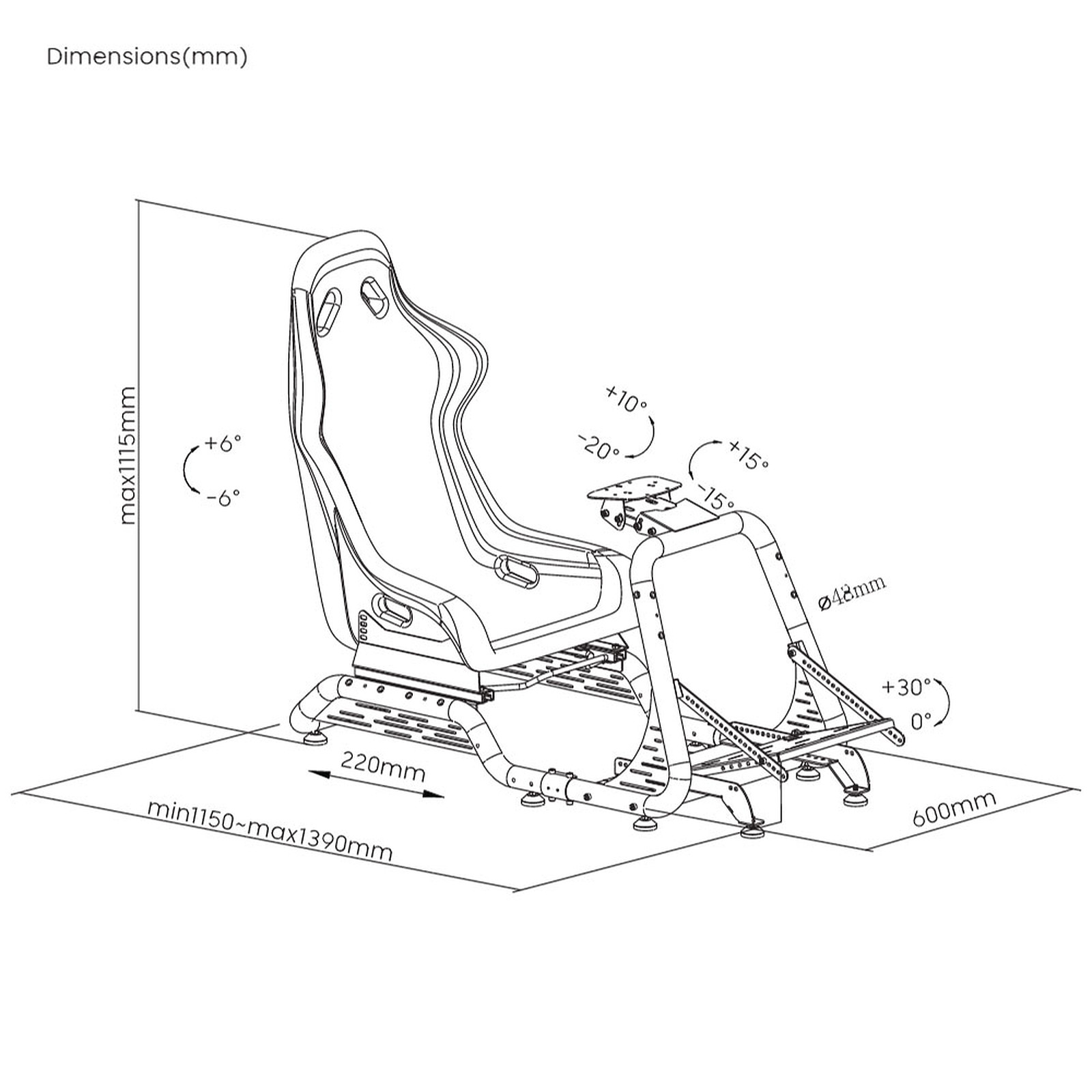 OPLite COCKPIT GTR S8 INFINITY - Accessoire jeux - Cybertek.fr - 2