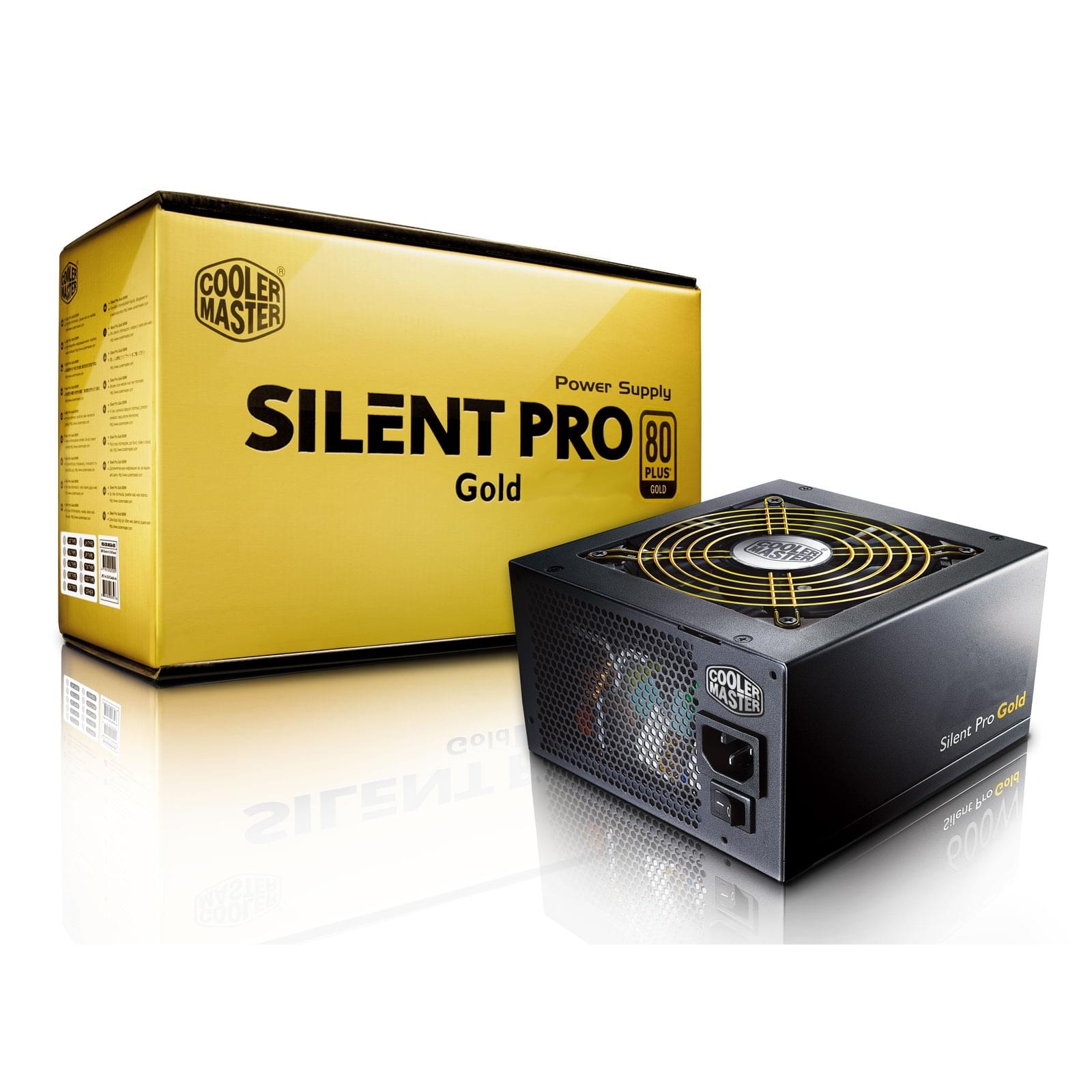 Cooler Master ATX 1000 Watts Silent Pro Gold 1000 80+ Gold (RSA00-80GAD3-EU) - Achat / Vente Alimentation sur Cybertek.fr - 0