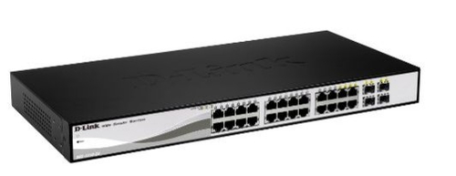 Switch D-Link 26 Ports 10/100/1000 2x SFP - DGS-1210-26/E - 1