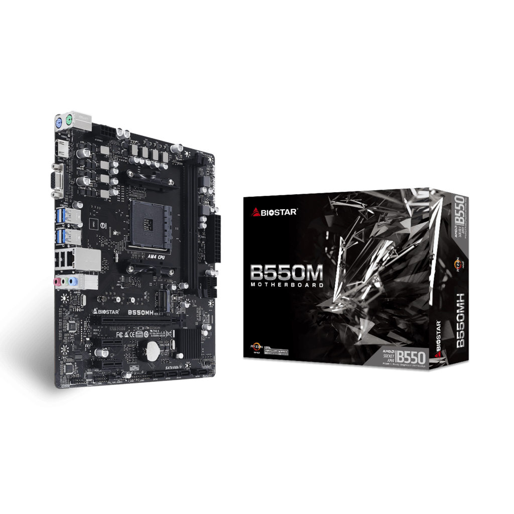 Carte mère Biostar B550MH - B550/AM4/mATX