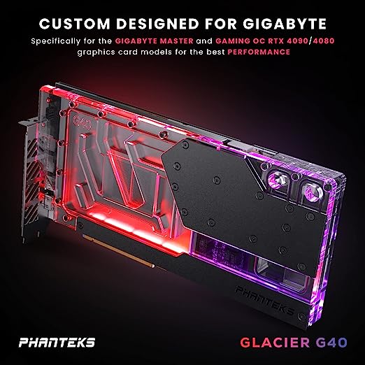Phanteks Glacier G40 Waterblock pour RTX 4090 Gigabyte - Watercooling - 4