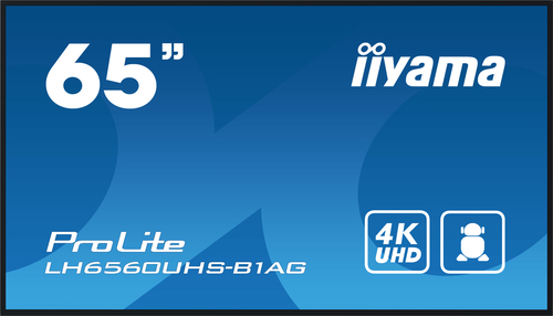 Iiyama LH6560UHS-B1AG (LH6560UHS-B1AG) - Achat / Vente Affichage dynamique sur Cybertek.fr - 1