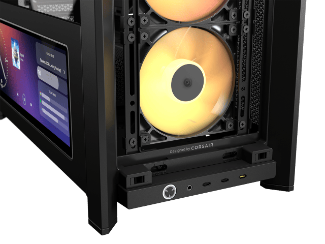 Corsair FRAME 4000D LCD RS ARGB Noir Noir - Boîtier PC Corsair - 7