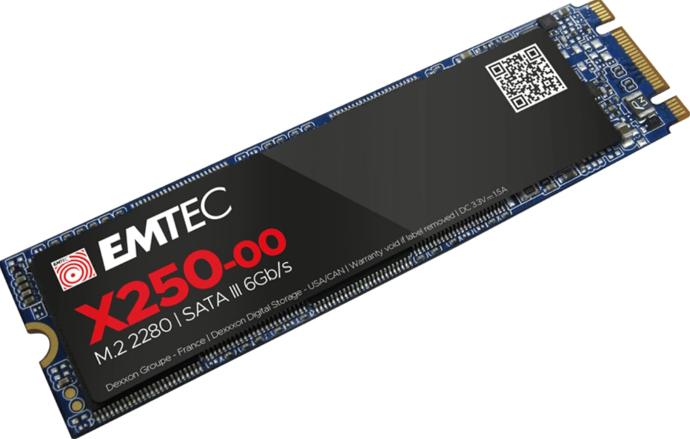 Emtec X250 Power Plus OEM  M.2 - Disque SSD Emtec - Cybertek.fr - 1