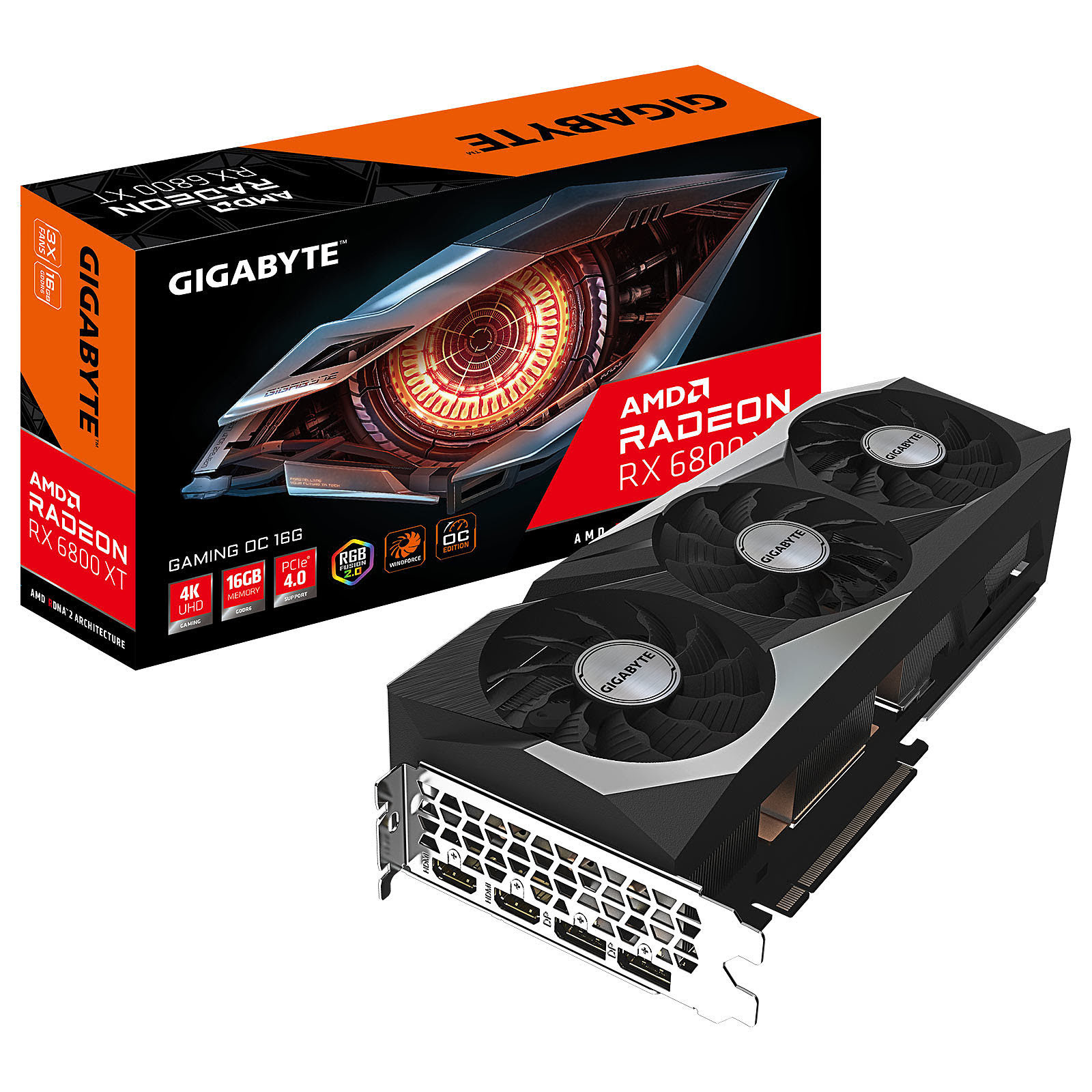 Gigabyte RX 6800 XT GAMING OC- RX6800XT/16Go/HDMI/DP-Seconde Vie-Etat Satisfaisant - Carte graphique - 0