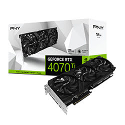 image produit PNY GeForce RTX 4070 Ti 12GB VERTO Triple Fan Edition Cybertek