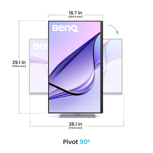 BenQ 32 pouces  9H.LMXLB.QBE - Ecran PC BenQ - Cybertek.fr - 3