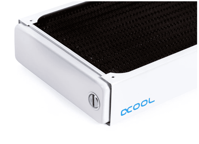 Alphacool Radiateur 360mm  Blanc -  HPE-45 Full Cuivre - Watercooling - 1