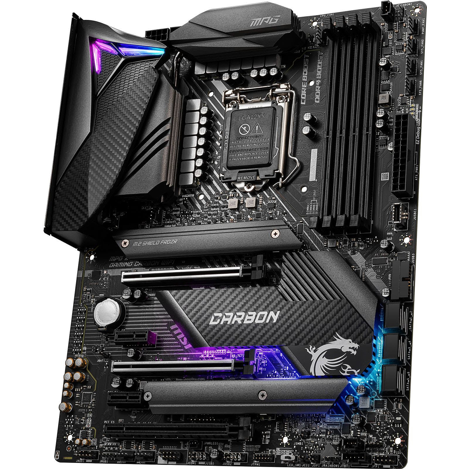MSI MPG Z490 GAMING CARBON WiFi ATX  - Carte mère MSI - 2