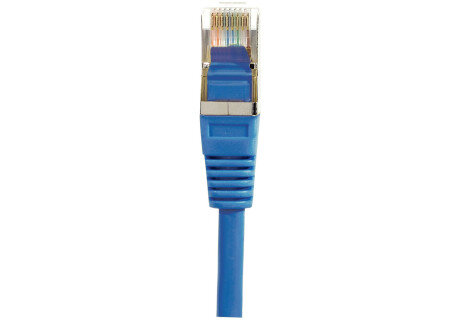 Cable RJ45 cat 5e F/UTP - 3 m Bleu  - Connectique réseau - 3