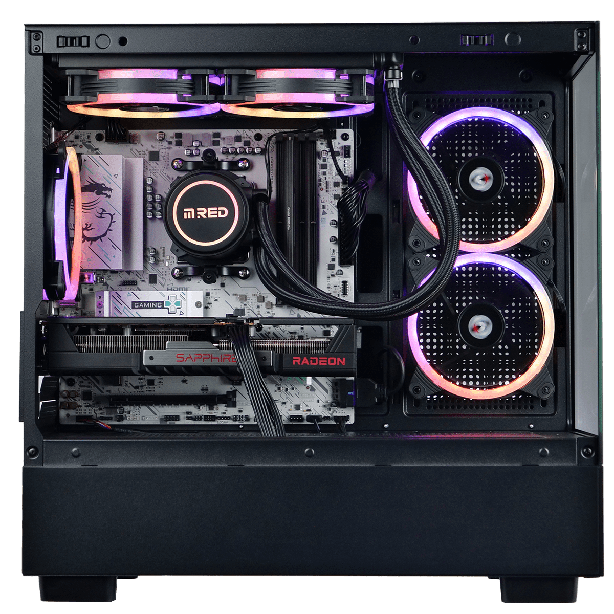 Cybertek MAJESTIC - R5-8400F/9060XT/16Go/1To - 0126-CYB (PCG-10602923) - Achat / Vente PC Fixe sur Cybertek.fr - 1