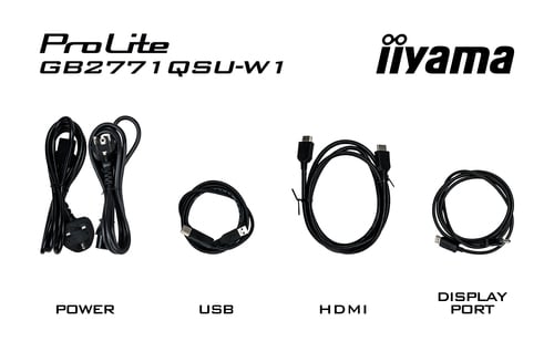 Iiyama 27 pouces  GB2771QSU-W1 - Ecran PC Iiyama - Cybertek.fr - 12